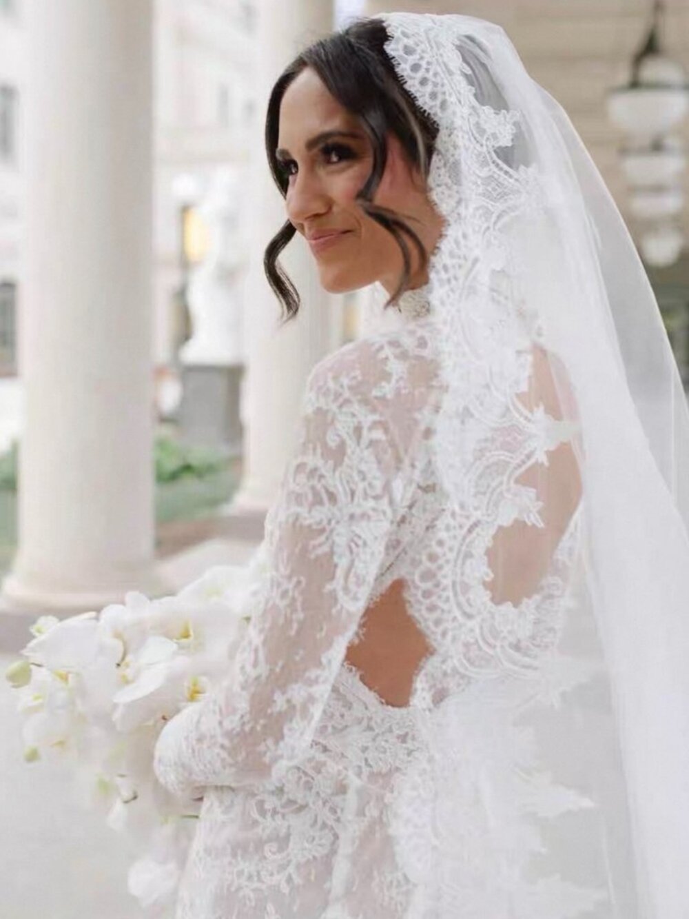 Mantilla Lace Wedding Veil